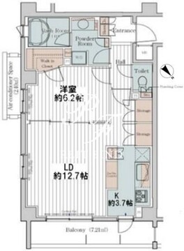 カスタリア三宿 306 間取り図