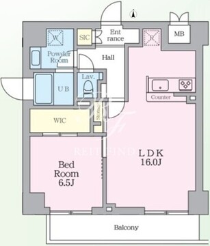 アルフィーネ桜上水 701 間取り図