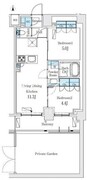 リビオメゾン東北沢 104 間取り図
