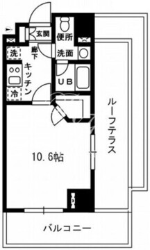 レジディア杉並方南町 413 間取り図