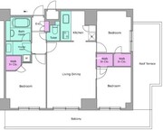レジディア杉並方南町 606 間取り図