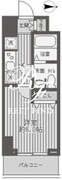 レジディア蒲田 602 間取り図
