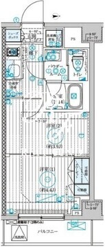 ブライズ大島 502 間取り図