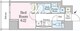 レジディア笹塚3 1002 間取り図