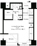 パークアクシス神楽坂ステージ 604 間取り図