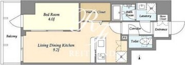 グランエール森下ウエスト 202 間取り図