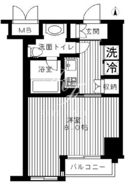 セリーズ門前仲町 404 間取り図