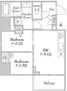 ルミーク文京湯島 904 間取り図