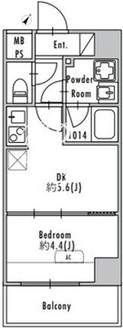 グランパセオ押上2 302 間取り図