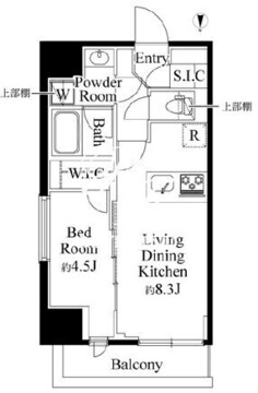 CLK南千住 401 間取り図
