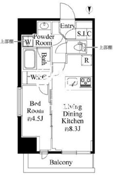CLK南千住 801 間取り図
