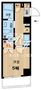 エスティメゾン武蔵小山 311 間取り図 ?>