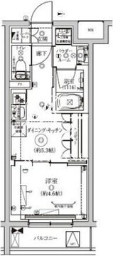 セジョリ東陽町2 408 間取り図