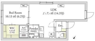 カーサフェリーチェ自由が丘 201 間取り図