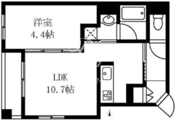 ルネスクラカタ 201 間取り図