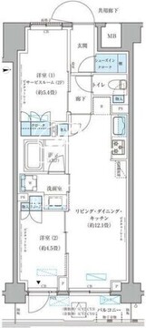 パークアクシス文京本郷 209 間取り図