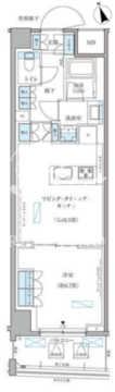パークアクシス文京本郷 402 間取り図