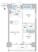 ルフォンプログレ志村坂上 306 間取り図