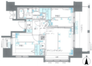 ズーム品川南 1301 間取り図
