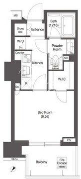コンフォリア新中野 1006 間取り図