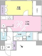 グランカーサ銀座イースト 605 間取り図
