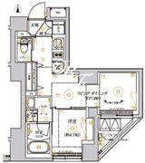 リルシア上野イースト 503 間取り図