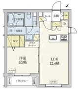 カスタリア旗の台 101 間取り図