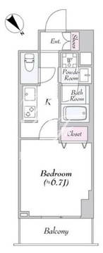 ロイジェント志村坂上 605 間取り図