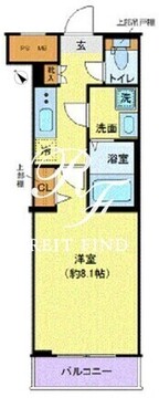 ディアレイシャス池尻大橋 204 間取り図