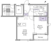 イプセ白金 201 間取り図