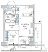 パークアクシス品川天王洲アイル 914 間取り図