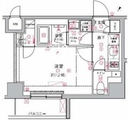 アルテシモシェルト 1008 間取り図 ?>