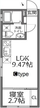 ラヴィージェ赤羽 503 間取り図