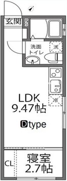 ラヴィージェ赤羽 201 間取り図