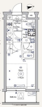 シーフォルム戸越公園2 313 間取り図