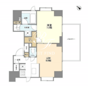 リバーレ月島 705 間取り図