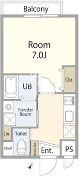 ミアカーサ雑司が谷 203 間取り図