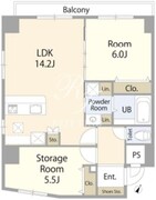 ミアカーサ雑司が谷 206 間取り図