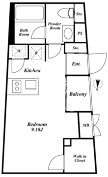 KDXレジデンス下馬 105 間取り図
