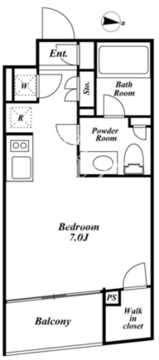 KDXレジデンス下馬 203 間取り図