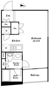 KDXレジデンス下馬 301 間取り図