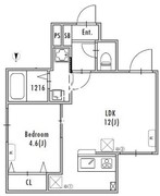 グランパセオ池袋 401 間取り図