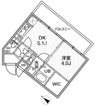 ルネサンスコート桜新町 103 間取り図