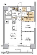リビオメゾン芝浦 207 間取り図