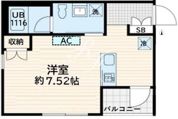 スクルド墨田緑 101 間取り図