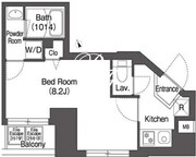 ディームス板橋 202 間取り図