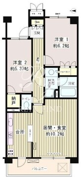 クラッサ目黒 303 間取り図