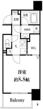 スペーシア秋葉原 211 間取り図