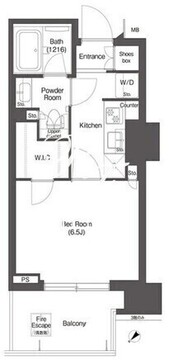 コンフォリア新中野 903 間取り図