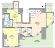 オージュ渋谷 401 間取り図